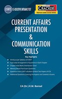 Taxmann's CRACKER for Current Affairs, Presentation & Communication Skills - Covering Past Exam Topic-wise Questions & Answers with Hints & Explanation | CS Executive Entrance Test (CSEET)