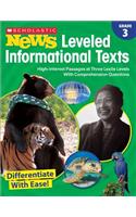 Scholastic News Leveled Informational Texts: Grade 3