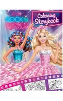 Barbie Rockn Royals Colouring Story Book