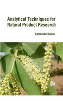 Analytical Techniques for Natural Product Research