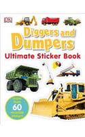 Ultimate Sticker Book: Diggers and Dumpers