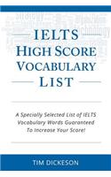 IELTS High Score Vocabulary List