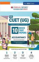 Oswaal NTA CUET (UG) 10 Mock Test Sample Question Papers Accountancy Hardcover Book (For 2024 Exam)