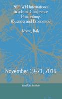 2019 Rome Academic Conference Proceedings(Business, Economics, and Finance)