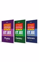 43 Years Chapterwise Topicwise Solved Papers (2021-1979) IIT JEE Physics,Chemistry & Mathematics (Set of 3 Books)