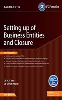 Taxmann's Setting up of Business Entities and Closure (SUBEC) ? The Most Updated & Amended Book along with Tabular Presentation, Simple & Concise Language | CS Executive | June 2022 Exams [Paperback] CS N.S. Zad and CS Divya Bajpai