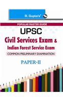 UPSC: Civil Services Exam & Indian Forest Service Exam (Comm. Prel. Exam) Paper-II