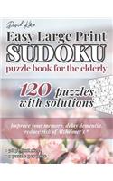 David Karn Easy Large Print Sudoku Puzzle Book for the Elderly