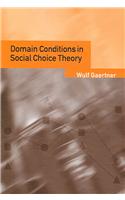 Domain Conditions in Social Choice Theory