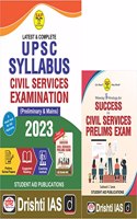 UPSC Syllabus Civil Service Exam Prelims & Mains Latest 2023 + Free Booklet on Winning Strategy for Success in Civil Services Prelim Exam