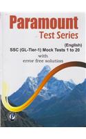 Paramount Test Series SSC CGL Tier - 1 (1 - 20 Mock Tests)