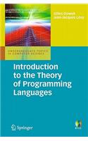 Introduction to the Theory of Programming Languages