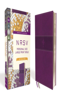 Nrsv, Personal Size Large Print Bible with Apocrypha, Leathersoft, Purple, Comfort Print