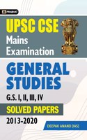 UPSC CSE Mains Examination General Studies  Previous Years' Solved Papers 2013-20