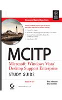 Mcitp Microsoft Windows Vista Desktop Support Enterprise, Study Guide Exam 70-622