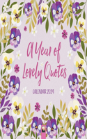 Year of Lovely Quotes Wall Calendar 2024 (Art Calendar)