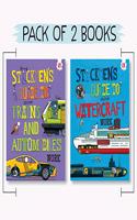 Encyclopedia Pack of 2 Books (Train and Automobiles & Watercraft Work)