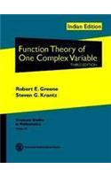 Function Theory Of One Complex Varaibale