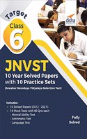 Target Class 6 JNVST - 10 Year Solved Papers with 10 Practice Sets - Jawahar Navodaya Vidyalaya Selection Test