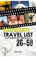 Kunzum Travel List 26-50