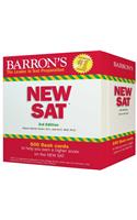 Barron's New SAT Flash Cards: 500 Flash Cards to Help You Achieve a Higher Score