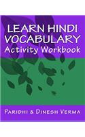 Learn Hindi Vocabulary Activity Workbook