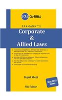 Corporate & Allied Laws - CA Final (May 2017 Exams) (5th Edition 2017)