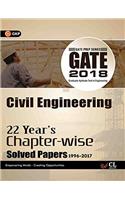 GATE Civil Engineering (22 Year's Chapter-Wise Solved Paper) 2018