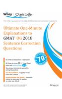 Wiley's Ultimate One-Minute Explanations to GMAT OG 2018 Sentence Correction Questions