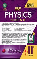 SURA'S 11th STD Physics Guide Volume I & II (ENGLISH MEDIUM) 2021-22 Edition - based on Samacheer Kalvi Textbook 2021