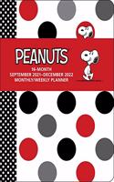 Peanuts 16-Month September 2021-December 2022 Monthly/Weekly Planner Calendar