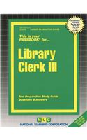 Library Clerk III