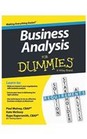 Business Analysis For Dummies