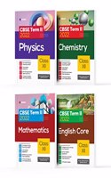 Arihant CBSE Physics ,Chemistry,Mathmatics & English Core Term 2 Class 12 for 2022 Exam (Cover Theory and MCQs) (Set of 4 Books)