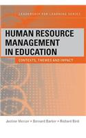 Human Resource Management in Education