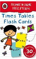 Ladybird Homework Helpers: Times Tables flash cards