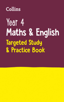 Year 4 Maths and English KS2 Targeted Study & Practice Book