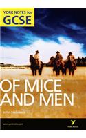 Of Mice and Men: York Notes for GCSE (Grades A*-G)