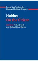 Hobbes: On the Citizen