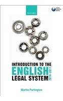 Introduction to the English Legal System 2016-17