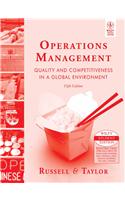 Operations Management: Quality And Competitiveness In A Global Environment, 5Th Ed