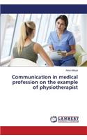 Communication in medical profession on the example of physiotherapist