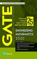 GATE 2020 for Engineering Mathematics | 25 Previous Years' Solved Question Papers | Also for GAIL, BARC, HPCL | By Pearson