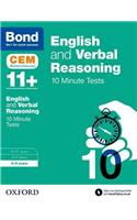 Bond 11+: English & Verbal Reasoning: CEM 10 Minute Tests