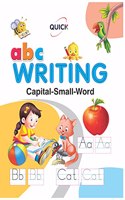 QUICK ABC WRITING WORD Book to Learn & Practice Writing English Words - Capital & Small - for 2-5 year old children