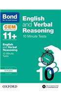 Bond 11+: English & Verbal Reasoning: CEM 10 Minute Tests