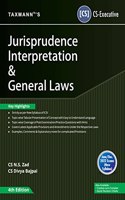 Taxmann's Jurisprudence Interpretation & General Laws (JIGL) ? The Most Updated & Amended Book along with Tabular & Pictorial Presentation, Simple & Concise Language | CS Executive | June 2022 Exams [Paperback] CS N.S. Zad and CS Divya Bajpai