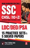 SSC CHSL Combined Higher Secondary Level 15 Practice Sets & Solved Papers 2020 (Old Edition)