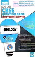 MBD Sure Shot CBSE Class 12 Biology Chapterwise Question Bank Term 2 Session 2022 [Paperback] V K Khosla