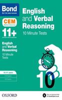 Bond 11+: English & Verbal Reasoning: CEM 10 Minute Tests: Ready for the 2025 exam